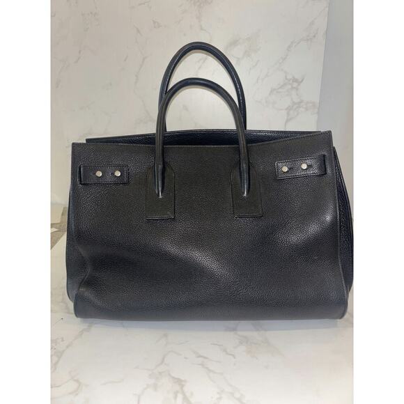 Saint Laurent Tote Bag in Black Leather - Good Condition - Picture 2 of 10